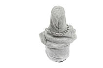Pokrowiec na gałkę zmiany biegów hoodie (szary, bordowy sznurek) zdjęcia 4