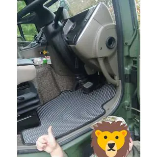 Dywaniki EVA tylko do pojazdów wojskowych (czarne) zdjęcia 3