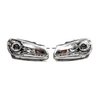 Reflektory Przednie Silver (2 szt, LED) Volkswagen Golf 6 2008-2014 zdjęcia 2