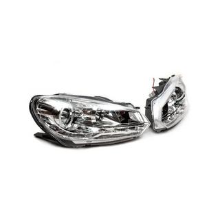 Reflektory Przednie Silver (2 szt, LED) Volkswagen Golf 6 2008-2014 zdjęcia 3
