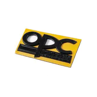 Emblemat OPC Line 32mm na 85mm (Czarny) zdjęcia 2