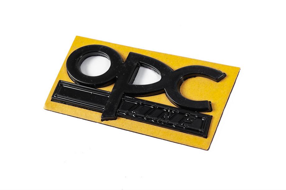 Opel Emblemat OPC Line 32mm na 85mm (Czarny) Zdjęcia 2
