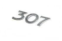 Peugeot 307 2001-2008 Napis 307 (105mm x 30mm) zdjęcia 2