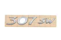 Peugeot 307 2001-2008 Napis 307 SW (175mm x 30mm) zdjęcia 1