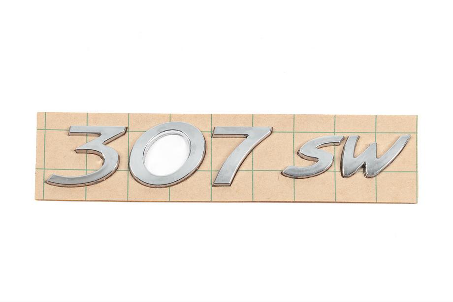 Peugeot 307 2001-2008 Napis 307 SW (175mm x 30mm) Image