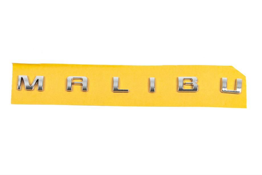 Chevrolet Malibu 2011-2018 Napis Malibu 84290798 (256mm x 18mm) Image