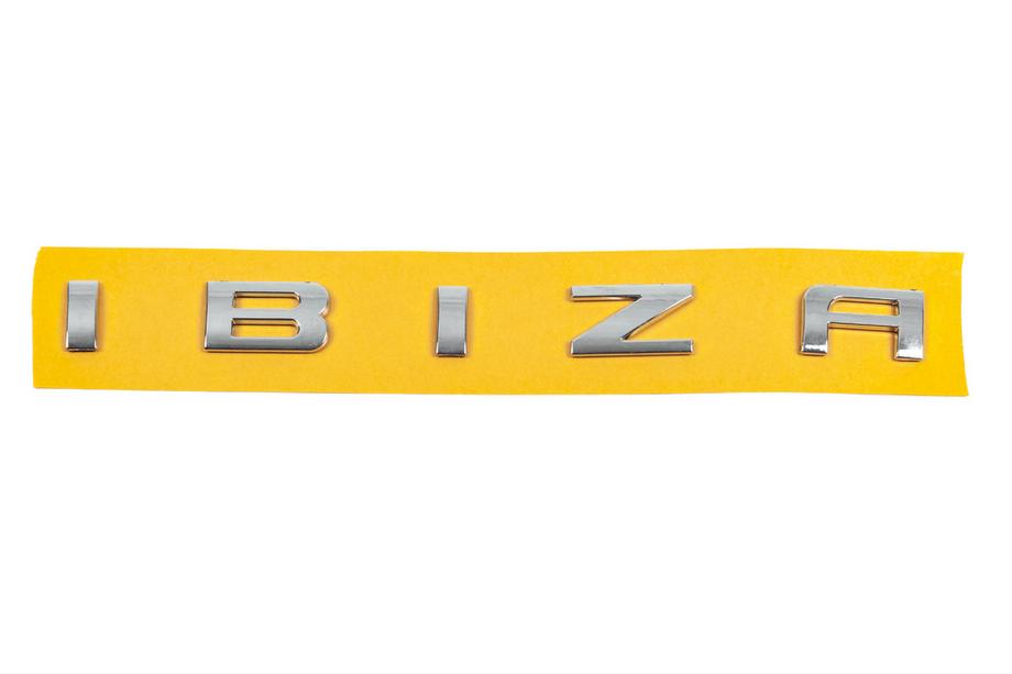 Seat Ibiza 2002-2009 Napis Ibiza 6L6853687A (275mm x 25mm) Image