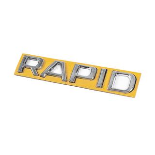Napis Rapid (130 mm x 22 mm) Skoda Rapid 2012-2019 zdjęcia 2