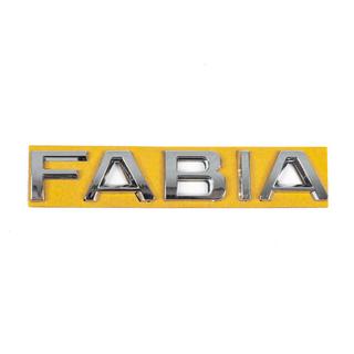 Napis Fabia (130 mm x 22 mm) Skoda Fabia 2014-2021 zdjęcia 1