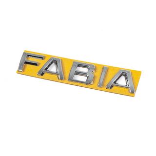 Napis Fabia (130 mm x 22 mm) Skoda Fabia 2014-2021 zdjęcia 2