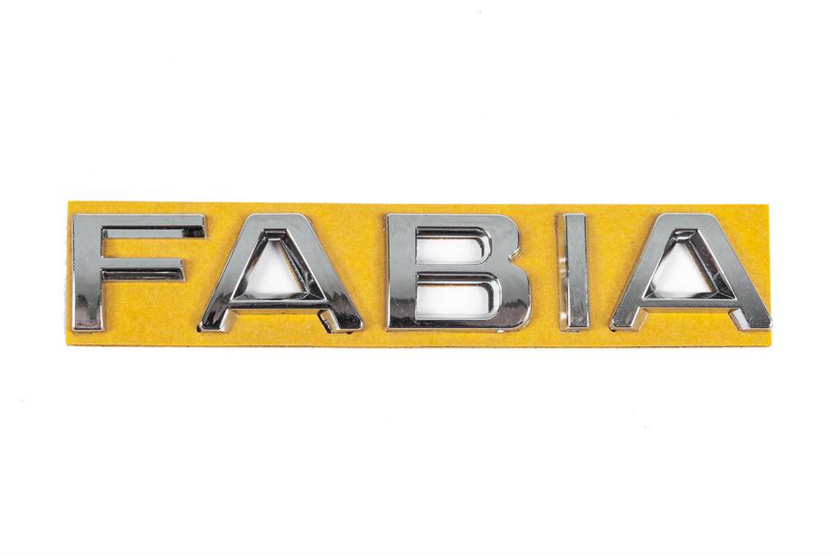 Skoda Fabia 2014-2021 Napis Fabia (130 mm x 22 mm) Image