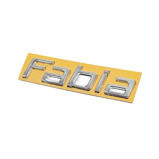 Napis Fabia (125 mm x 25 mm) Skoda Fabia 2007-2014 zdjęcia 2