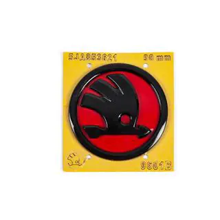 Czerwone emblemat 5JA853621 (89 mm) zdjęcia 1