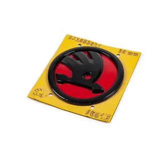 Czerwone emblemat 5JA853621 (89 mm) zdjęcia 2