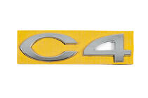 Citroen C-4 2004-2010 Napis C4 8665.Y4 (108mm x 30mm) zdjęcia 1