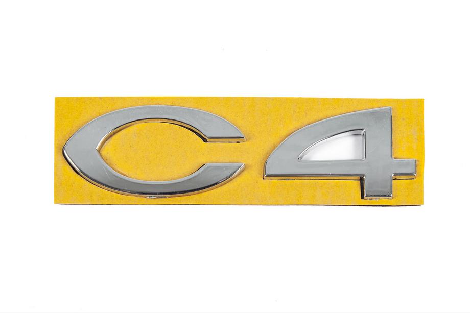 Citroen C-4 2004-2010 Napis C4 8665.Y4 (108mm x 30mm) Image