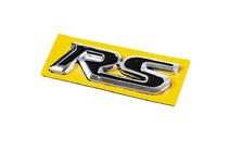 Honda Emblemat RS czarny z chromem (95mm x 25mm) zdjęcia 2