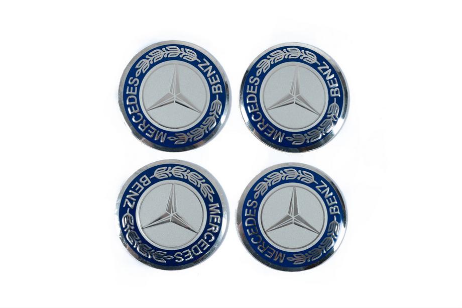 Mercedes-Benz Naklejki na felgi 56mm J1017 (4 szt) Zdjęcia 2