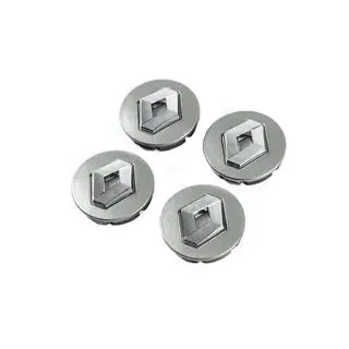 Dekielki do felg szare 5884 (56mm na 52mm, 4 szt) zdjęcia 1