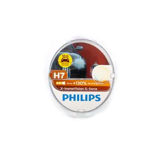 Żarówka reflektorowa Philips H7 55W 12972XVG X-treme Vision G-Force +130% zdjęcia 1