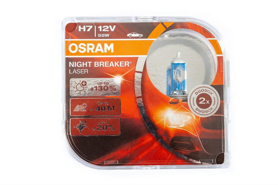 Żarówka reflektorowa Osram H7 55W Night Breaker Laser 130% 64210NBL Image