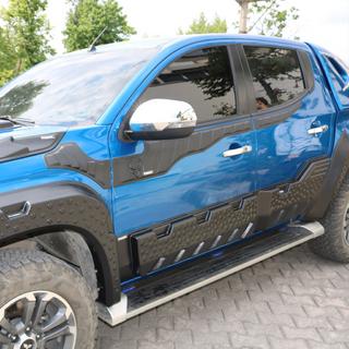 Górne Listwy Drzwi 2019+ (6 szt, ABS) Mitsubishi L200 2015-2024 zdjęcia 2