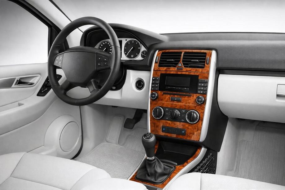 Mercedes A-class W169 2004-2012 Nakładki na Deskę Rozdzielczą Aluminium Image