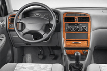 Toyota Avensis 1998-2003 Nakładki na Deskę Rozdzielczą Aluminium zdjęcia 2