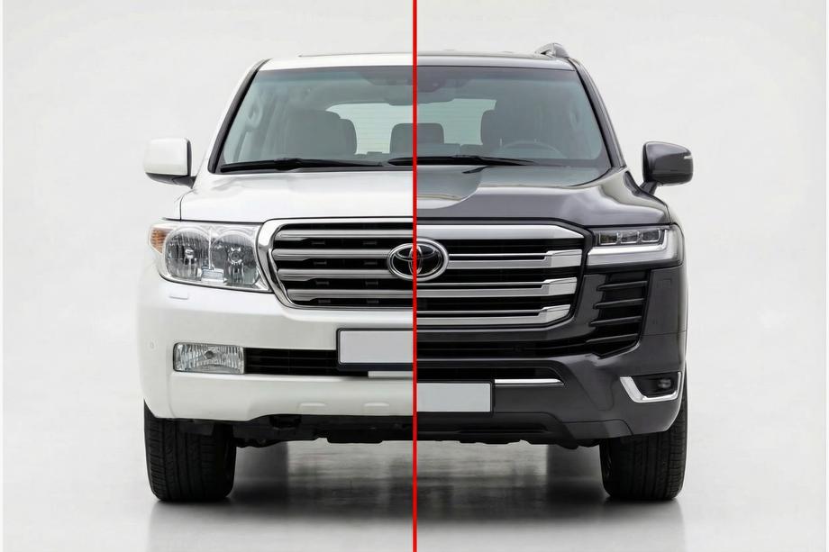Toyota Land Cruiser 200 2007-2021 Zestaw restylingowy do LC 300 High-Line (Kompletny zestaw) Image