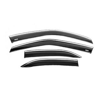 Deflektory szyb z listwą chromowaną (4 szt, Niken) Toyota Yaris/Yaris Cross (XP210) 2020- zdjęcia 2