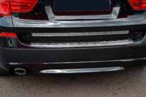 BMW X3 F25 2011-2018 Nakładka na tylny zderzak ze stali nierdzewnej OmsaLine (połysk, nierdzewna) zdjęcia 8