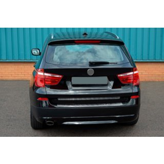 Nakładka na tylny zderzak ze stali nierdzewnej OmsaLine (połysk, nierdzewna) BMW X3 F25 2011-2018 zdjęcia 3