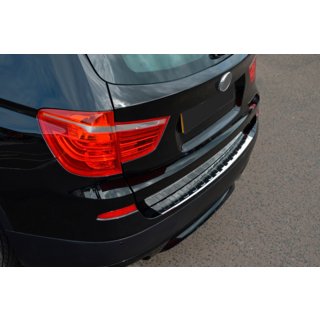 Nakładka na tylny zderzak ze stali nierdzewnej OmsaLine (połysk, nierdzewna) BMW X3 F25 2011-2018 zdjęcia 2