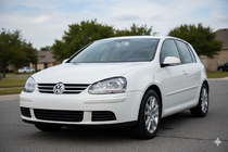 Volkswagen Golf 5 2003-2009 Reflektory przednie z światłami LED Silver (2 szt.) zdjęcia 1