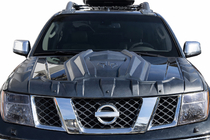 Nissan Navara 2006-2015 Nakładka na maskę (ABS) zdjęcia 2
