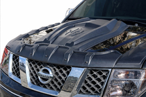 Nissan Navara 2006-2015 Nakładka na maskę (ABS) zdjęcia 1