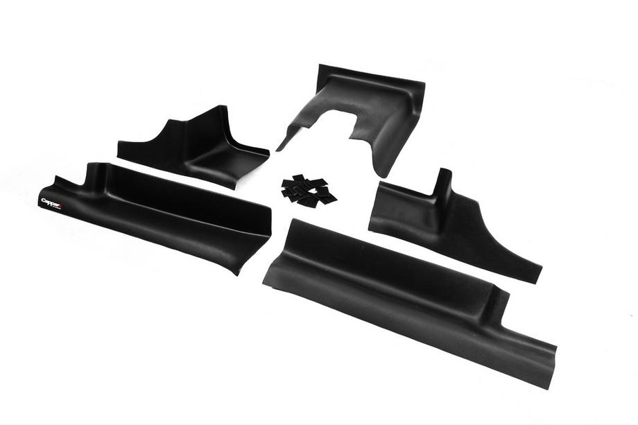 Dacia Duster 2008-2018 Nakładki na wewnętrzne progi EuroCap (5 szt, ABS) Zdjęcia 5