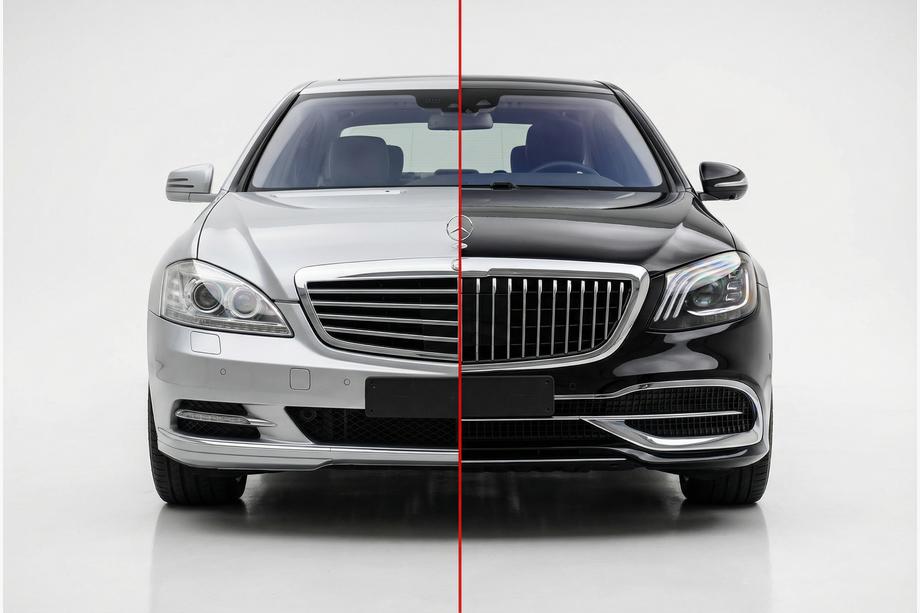 Mercedes S-class W221 2005-2013 Zestaw liftingowy do X222 Maybach S600 Image