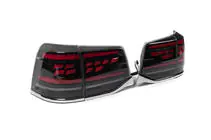 Toyota Land Cruiser 200 2007-2021 Tylne Lampy 2016-2021 (Sequential Red Plus) zdjęcia 4
