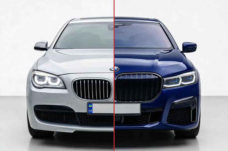 BMW 7 Series F01/F02 2008-2015 Zestaw facelift do G12 M760 (z wymianą pokrywy bagażnika i tylnych błotników) Image