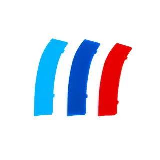 Nakładki na kratkę chłodnicy 11-żeberkową (zestaw 3 szt.) BMW 3 Series F30/F31 2012-2019 zdjęcia 4