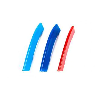 Nakładki na kratkę chłodnicy 11-żeberkową (zestaw 3 szt.) BMW 3 Series F30/F31 2012-2019 zdjęcia 2