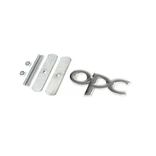 Metalowa plakietka na grill OPC (Chrom) zdjęcia 2