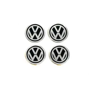 Naklejki na dekielki felg 60mm vw-60-n-bl (4szt) zdjęcia 2