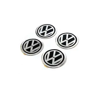 Naklejki na dekielki felg 60mm vw-60-n-bl (4szt) zdjęcia 1