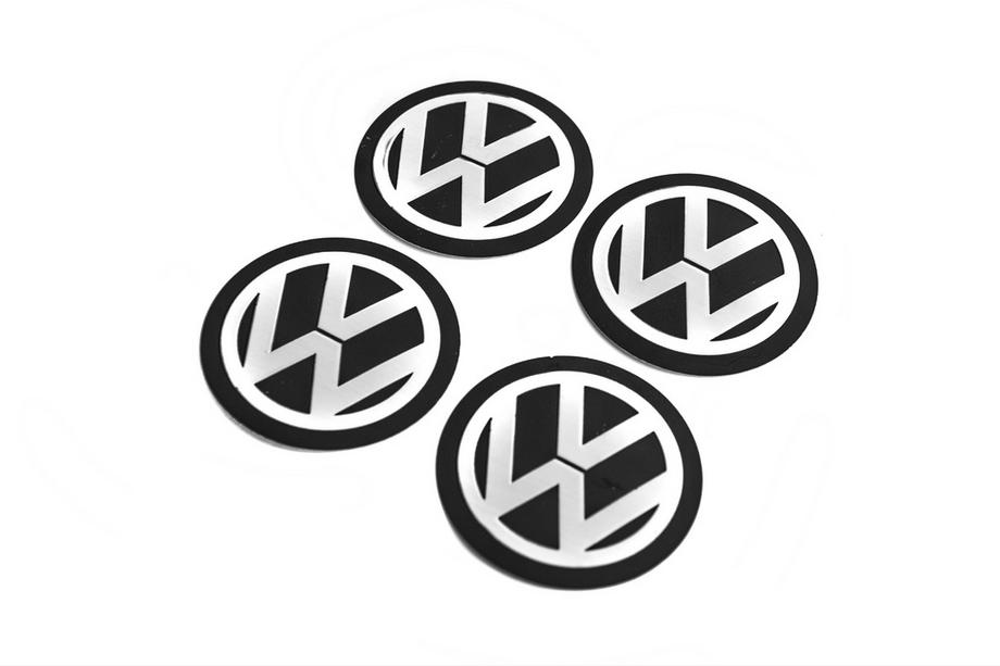 Volkswagen Naklejki na dekielki felg 90mm (4szt) Image