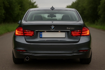 BMW 3 Series F30/F31 2012-2019 Listwa nad tablicą rejestracyjną (stal nierdzewna) Sedan (Chrom) zdjęcia 1