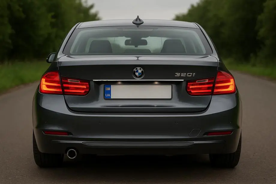 BMW 3 Series F30/F31 2012-2019 Listwa nad tablicą rejestracyjną (stal nierdzewna) Image