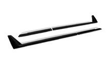 Lexus LX 500d/600 2022- Czarne listwy drzwiowe F-Sport bialy+czarny (4 szt, ABS) zdjęcia 5