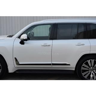 Czarne listwy drzwiowe F-Sport bialy+czarny (4 szt, ABS) zdjęcia 3